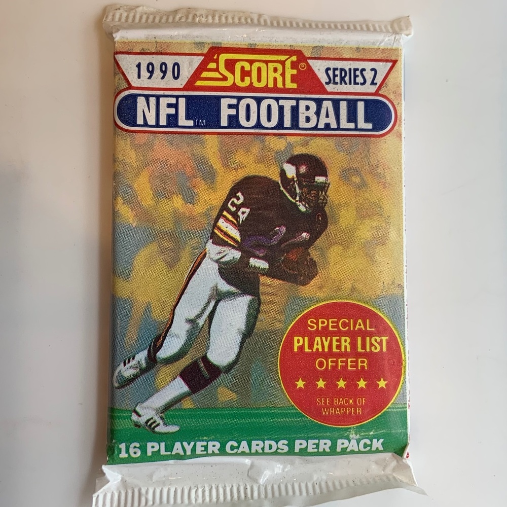 VTG 1990 Score NFL Football Series 2 Player Cards Pack Sealed
